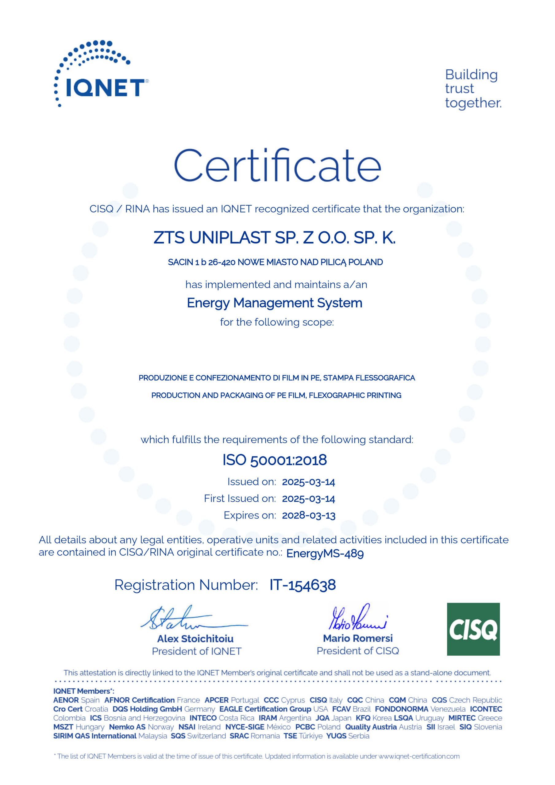 ISO 50001:2018