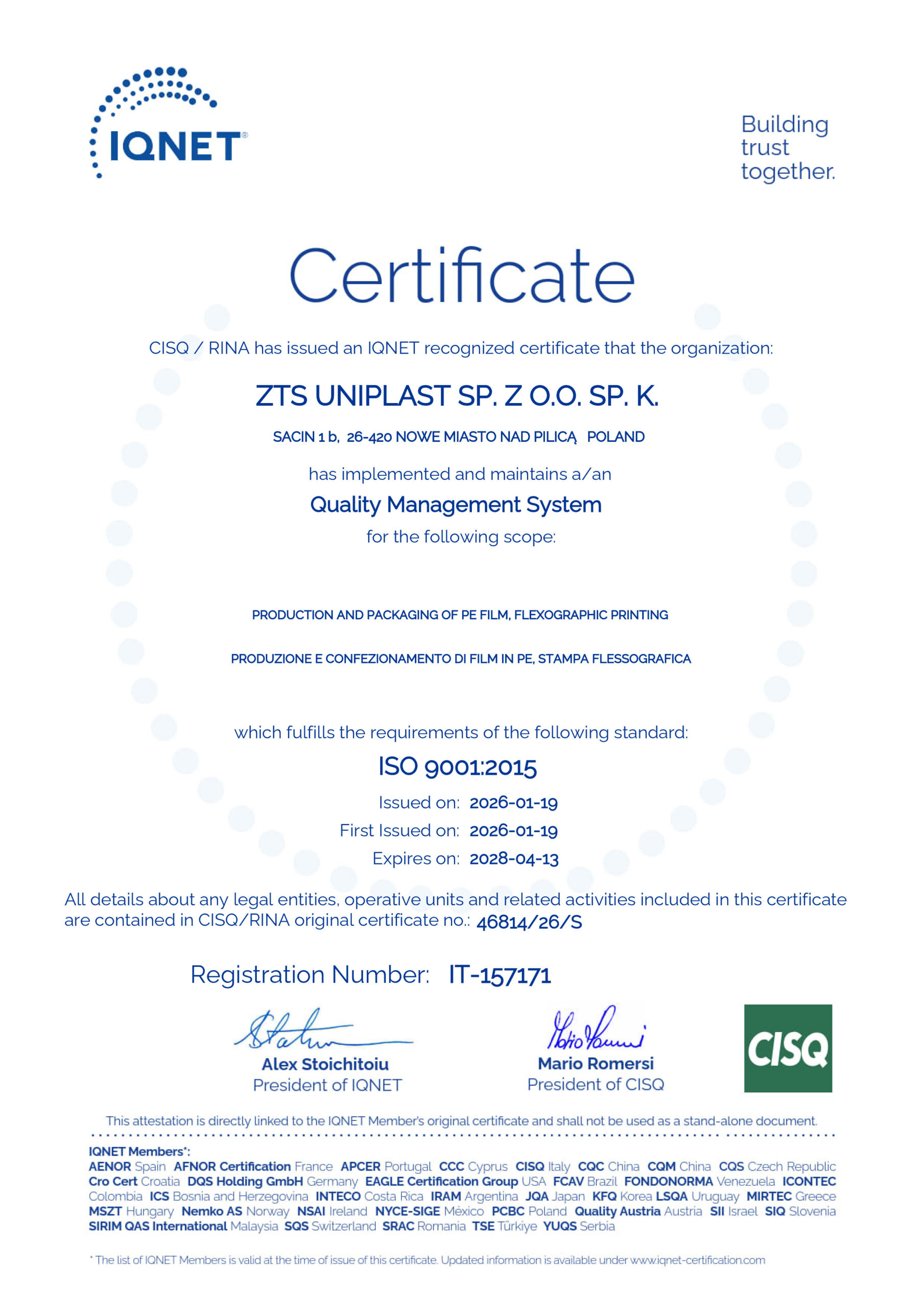 ISO 9001:2015